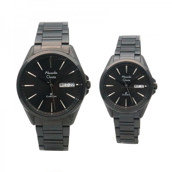 Alexandre Christie AC 8592 Full Black Couple